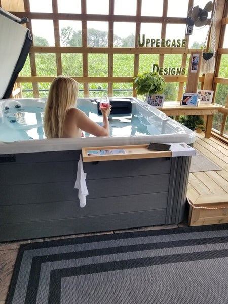 Hot Tub Table Lifestyle