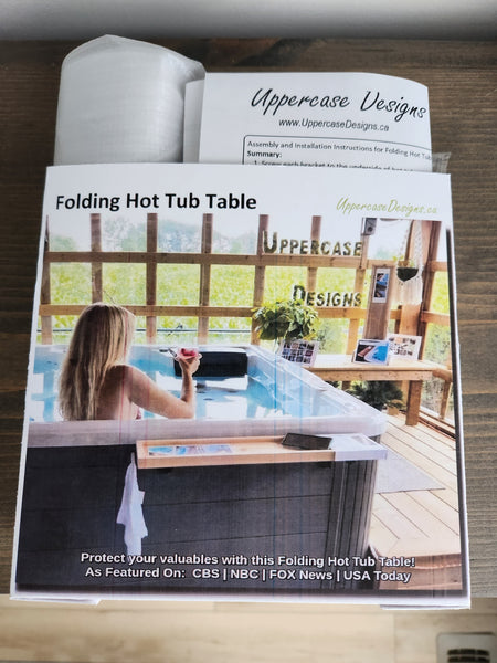 Create Your Own Custom Folding Hot Tub Table