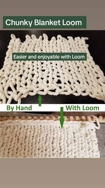 Convenience of this Chunky Blanket Loom