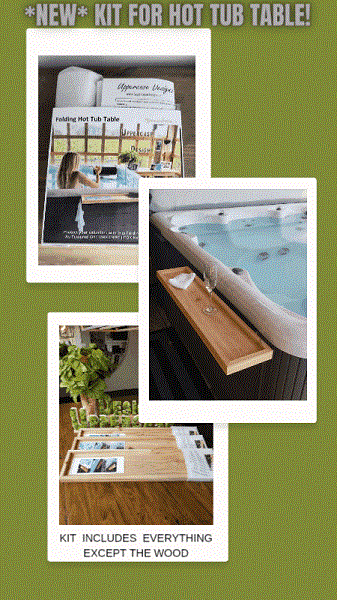 Enhance Your Hot Tub Experience with a Folding Hot Tub Table Kit