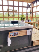 Load image into Gallery viewer, Hot Tub Table - Custom Size Longer - ***NEW*** - Uppercase Designs in Wood - 1-888-860-7735
