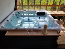 Load image into Gallery viewer, Hot Tub Table - Custom Size Longer - ***NEW*** - Uppercase Designs in Wood - 1-888-860-7735
