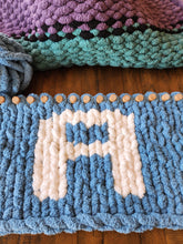 Load image into Gallery viewer, Personalize your Chunky Knit Blankets - Complete Graph Kit  NO LOOM INCLUDED - NO VIDEOS
