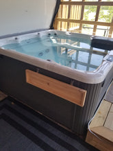 Load image into Gallery viewer, Hot Tub Table - Longest Size in inventory - Uppercase Designs in Wood - 1-888-860-7735
