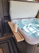 Load image into Gallery viewer, Hot Tub Table - Longest Size in inventory - Uppercase Designs in Wood - 1-888-860-7735
