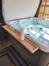 Load image into Gallery viewer, Hot Tub Table - Longest Size in inventory - Uppercase Designs in Wood - 1-888-860-7735
